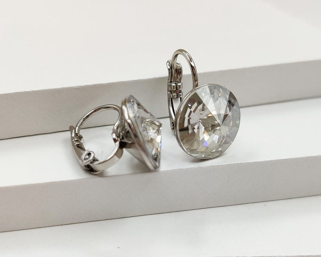 Серьги с кристаллами Swarovski