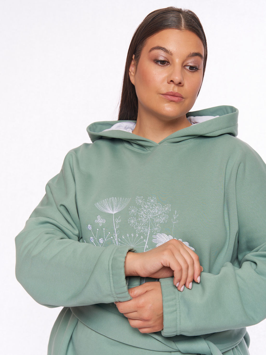 Платье толстовка PP83261GRN38 - Артесса фото 4