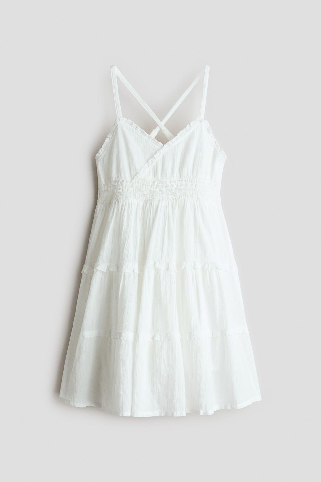 Vestido escalonado de algod?n - H&m фото 3