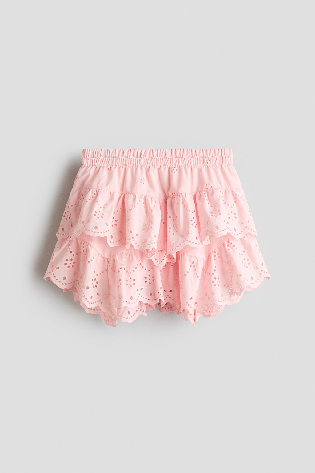 Falda de algod?n con bordado ingl?s - H&m фото 4