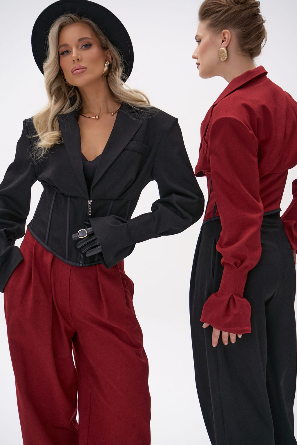 Пиджак  корсет Джуди (чёрный) - Эльза фото 20