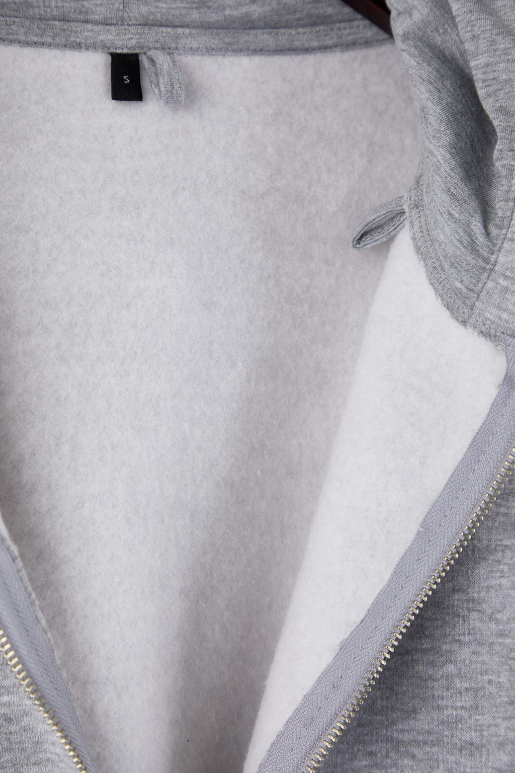 Ac?k Sar? Kal?n Ici Polarl? Kapusonlu Fermuarl? Oversize/Genis Kesim Orme Sweatshirt TWOAW26SW00111 - Trendyolmilla фото 4