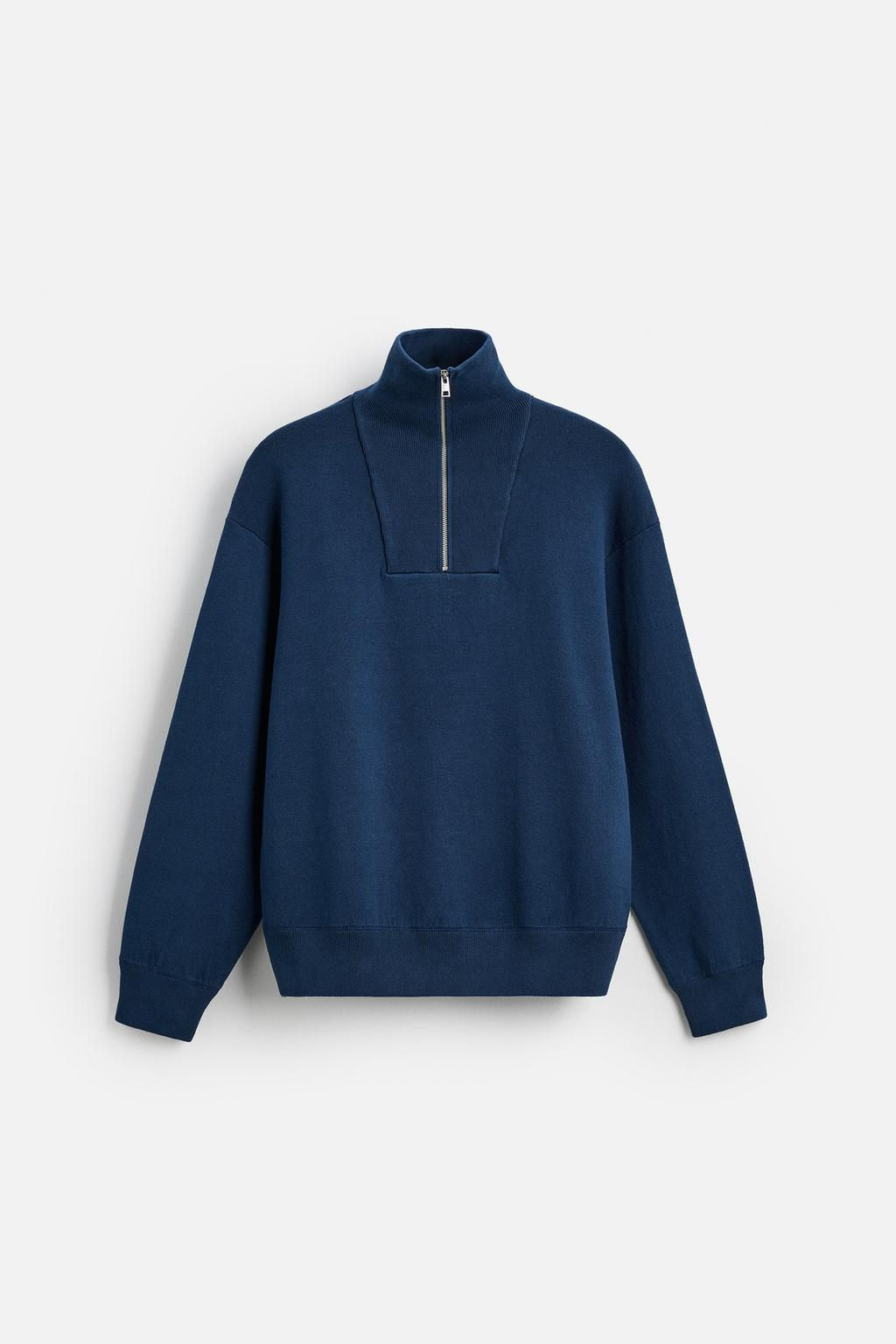 QUARTER ZIP SWEATER - Zara фото 5