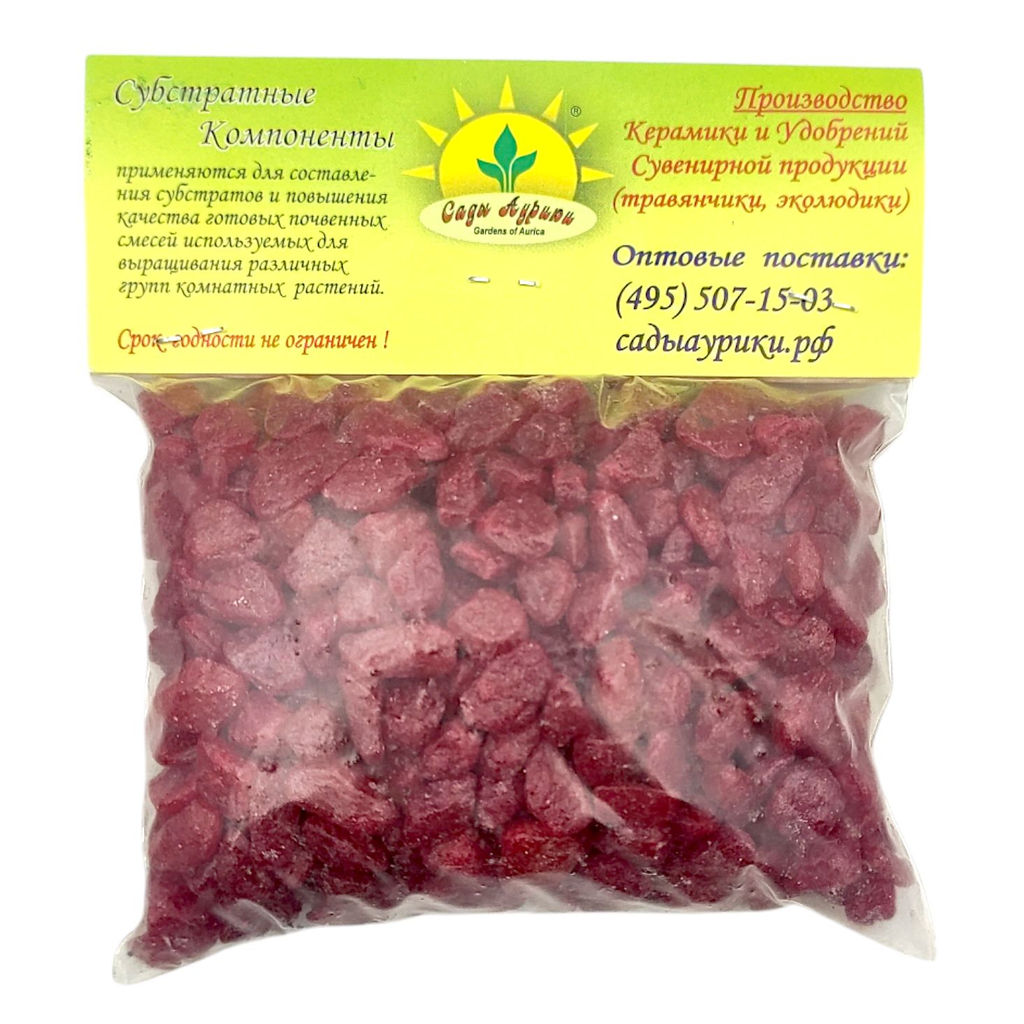 Крошка декоративная 0,2л темно-красная