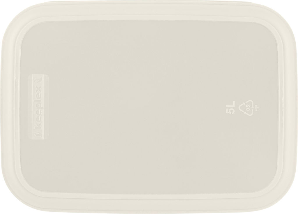 Корзина для хранения Keeplex Дождь с крышкой 5л белое облако KL141311048