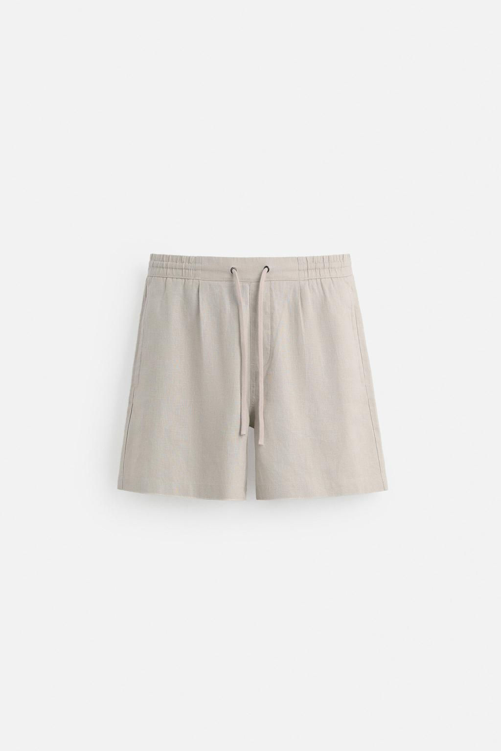 100% LINEN BERMUDA SHORTS - Zara фото 15