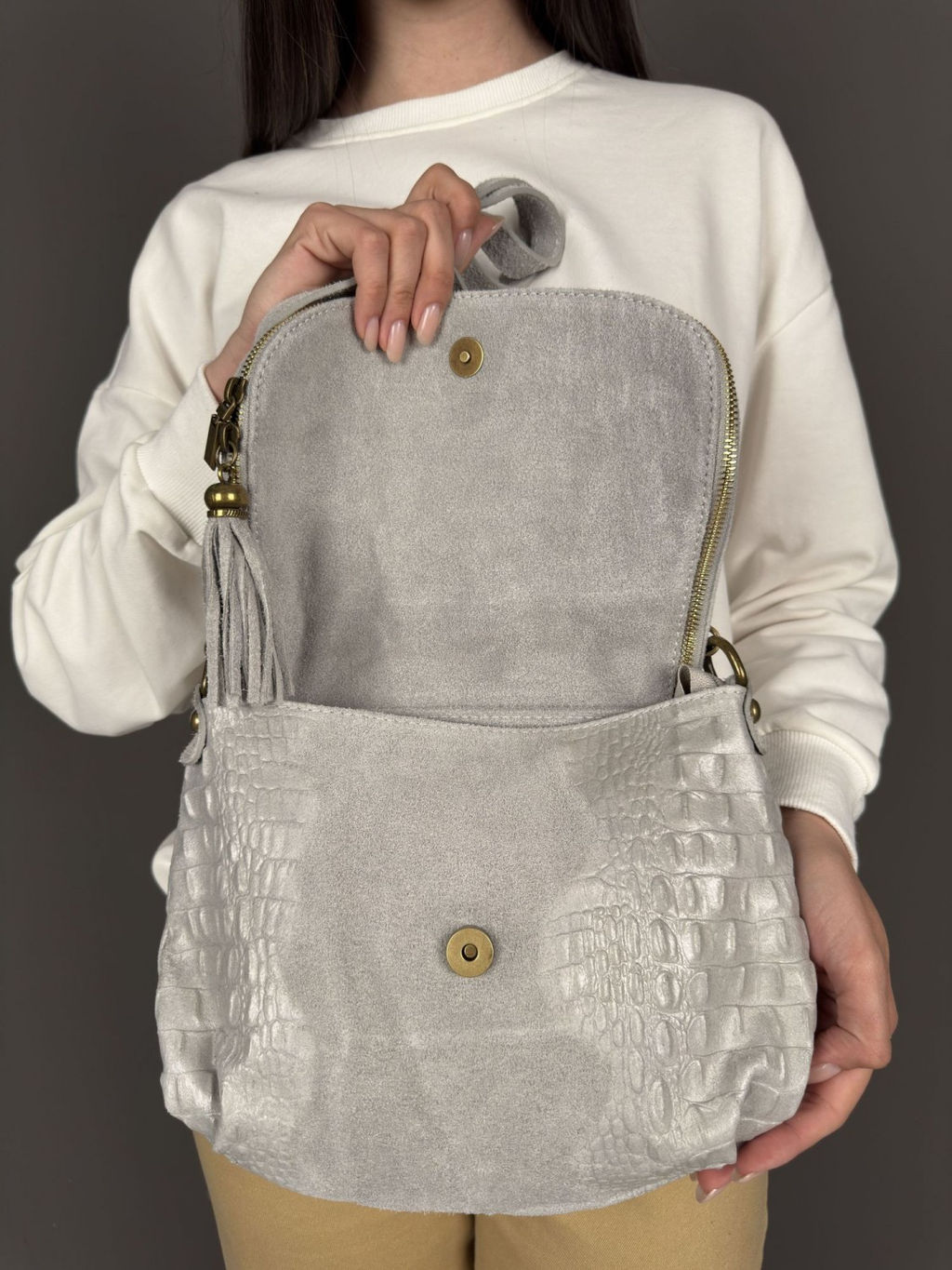 Сумка женская из телячьей кожи