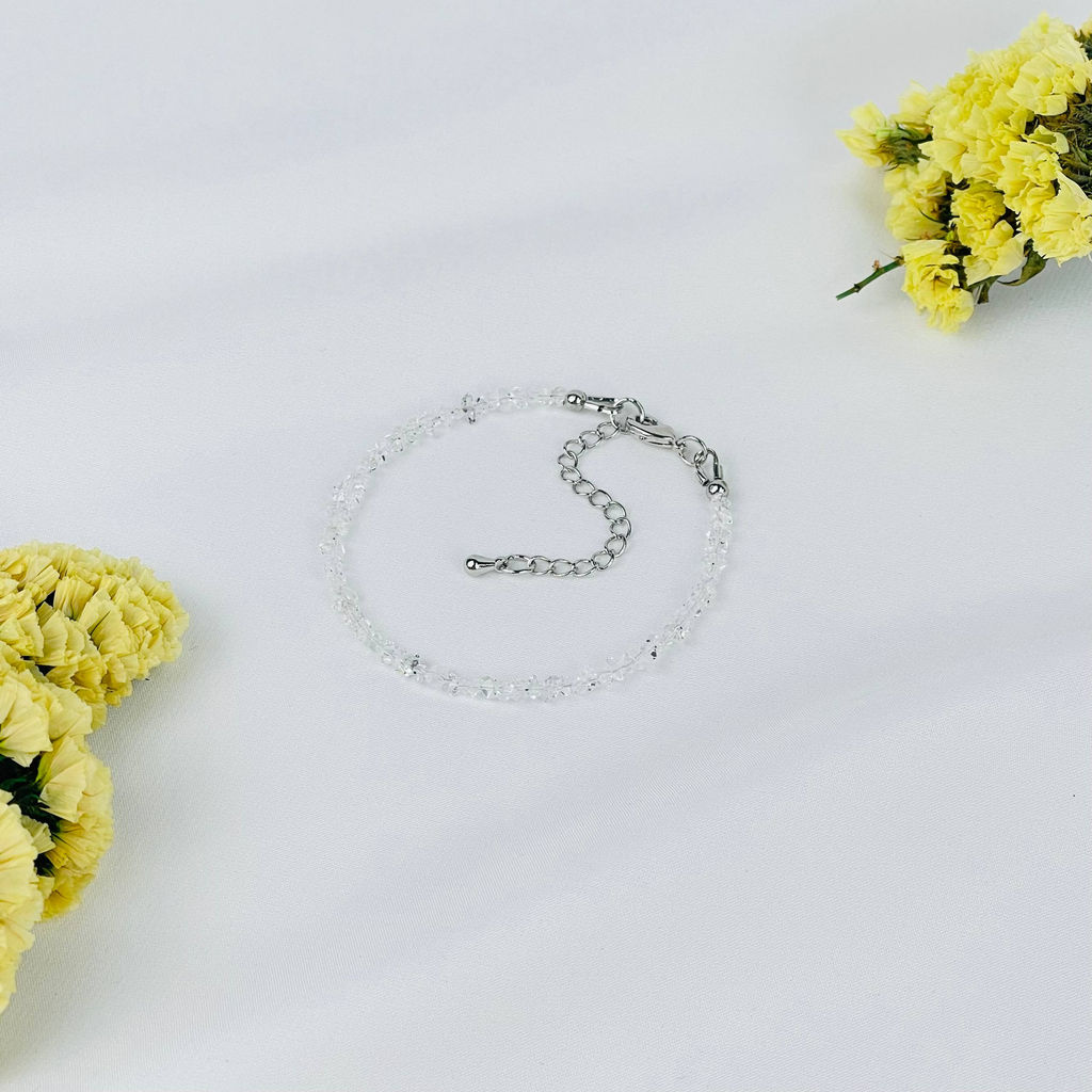 Браслет из Херкимерского кварца 16,5 см +