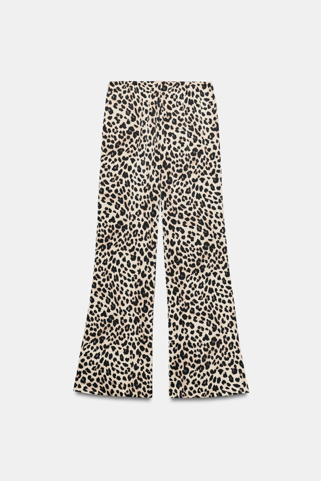 PANTAL?N SATINADO CORDONES ESTAMPADO ANIMAL / Leopardo - Zara фото 5