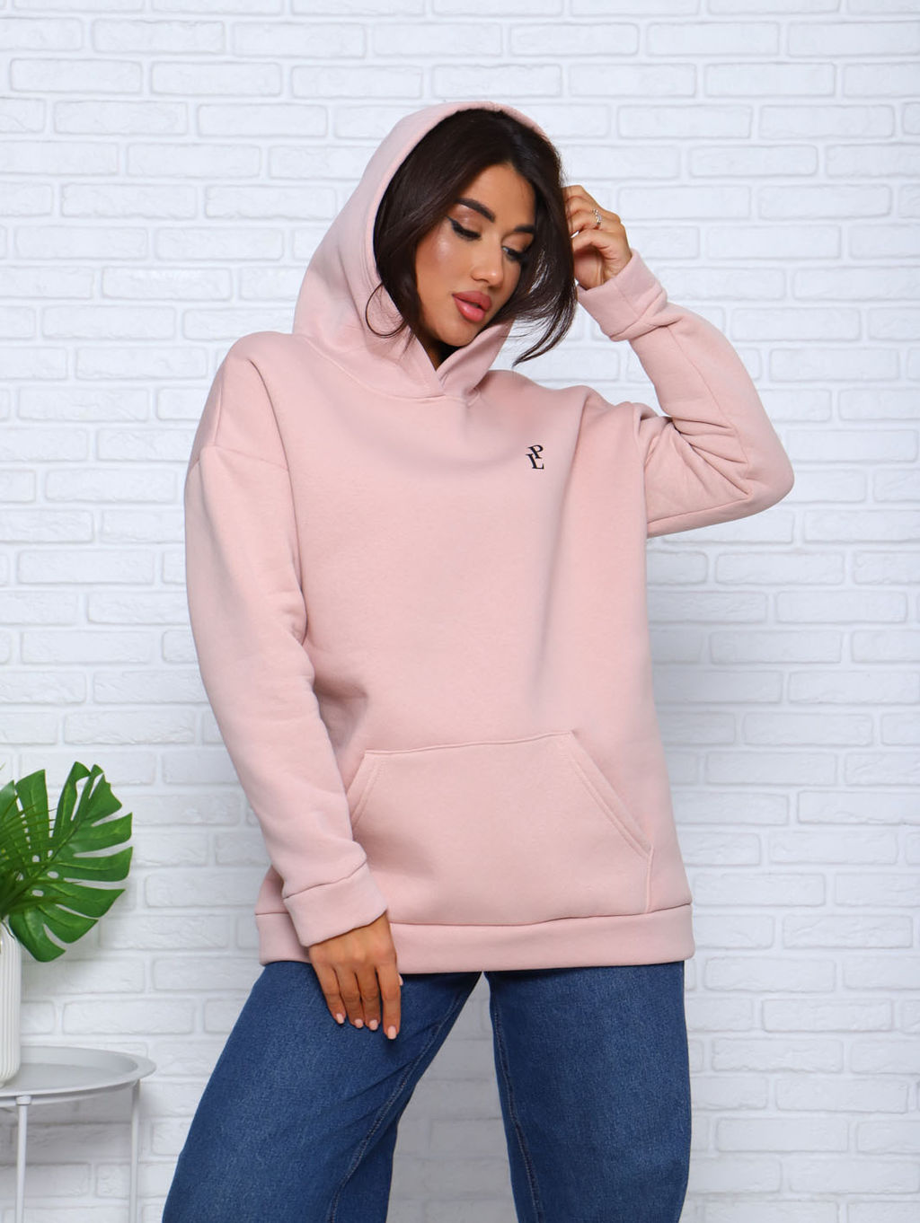 Толстовка с капюшоном, футер с начесом 3-х нитка (878-3) - Плиона фото 4