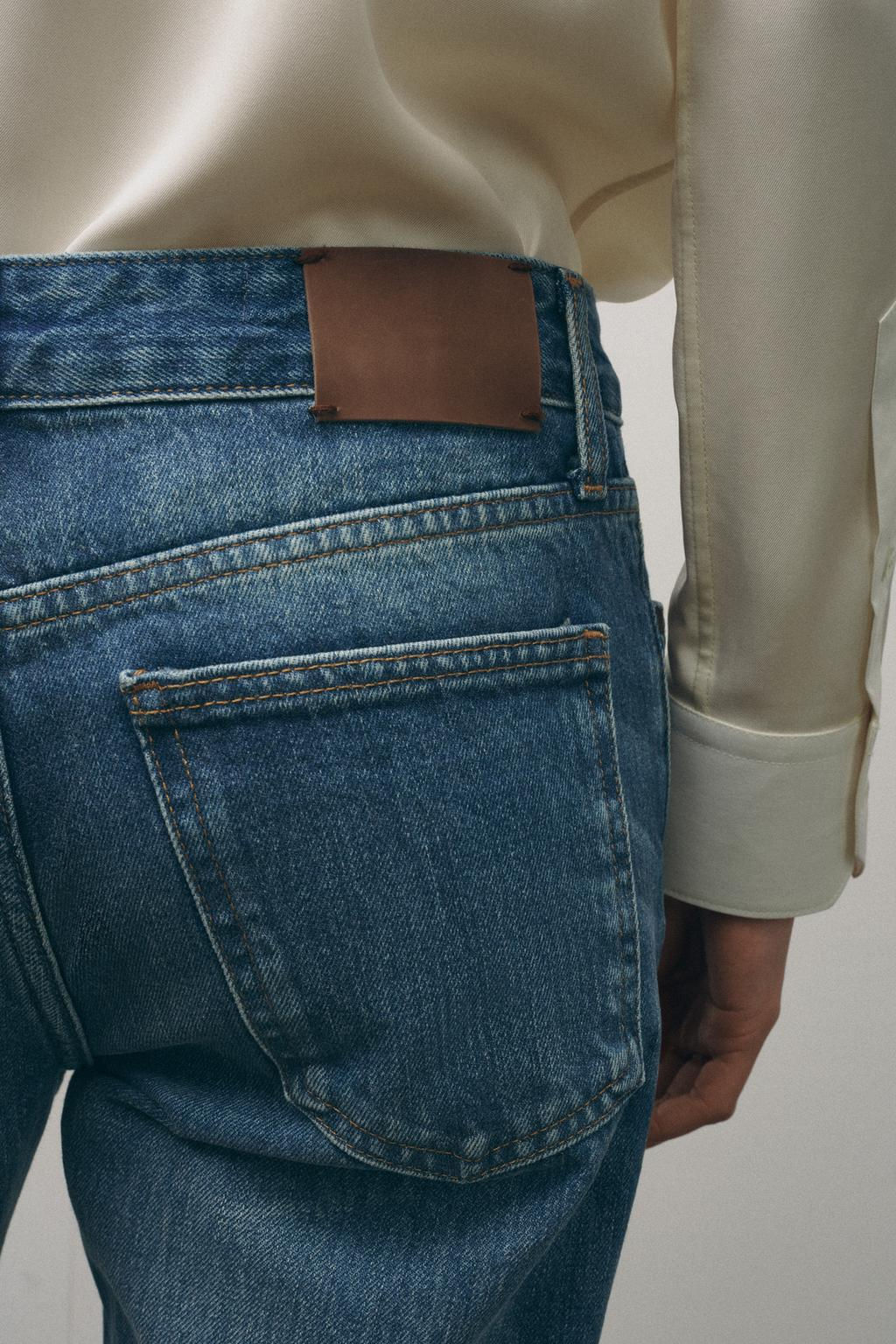 ZW COLLECTION BOOTCUT FULL LENGTH LOW RISE JEANS - Zara фото 10