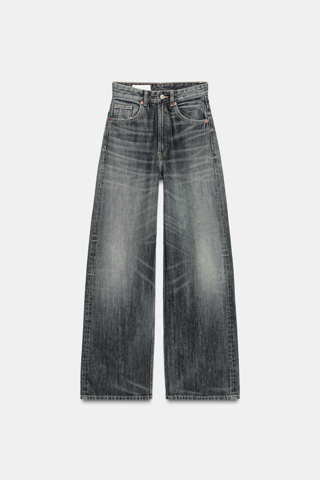 TRF EXTRA WIDE-LEG HIGH-WAIST JEANS - Zara фото 18