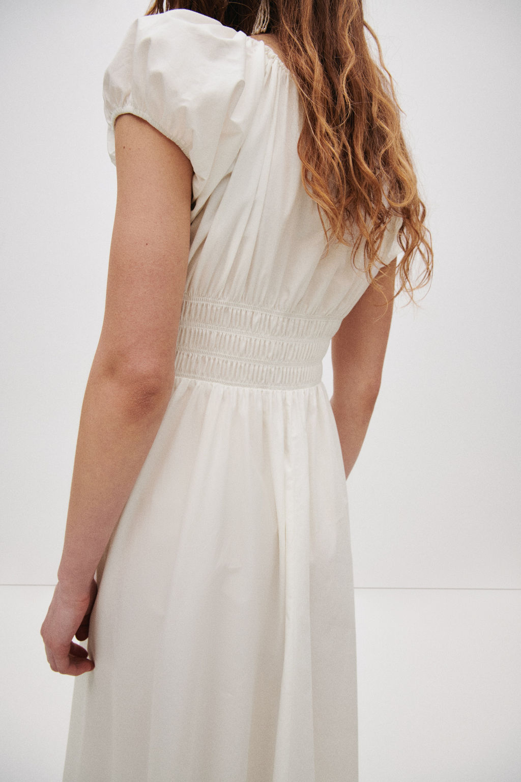 Vestido con cintura nido de abeja - H&m фото 8