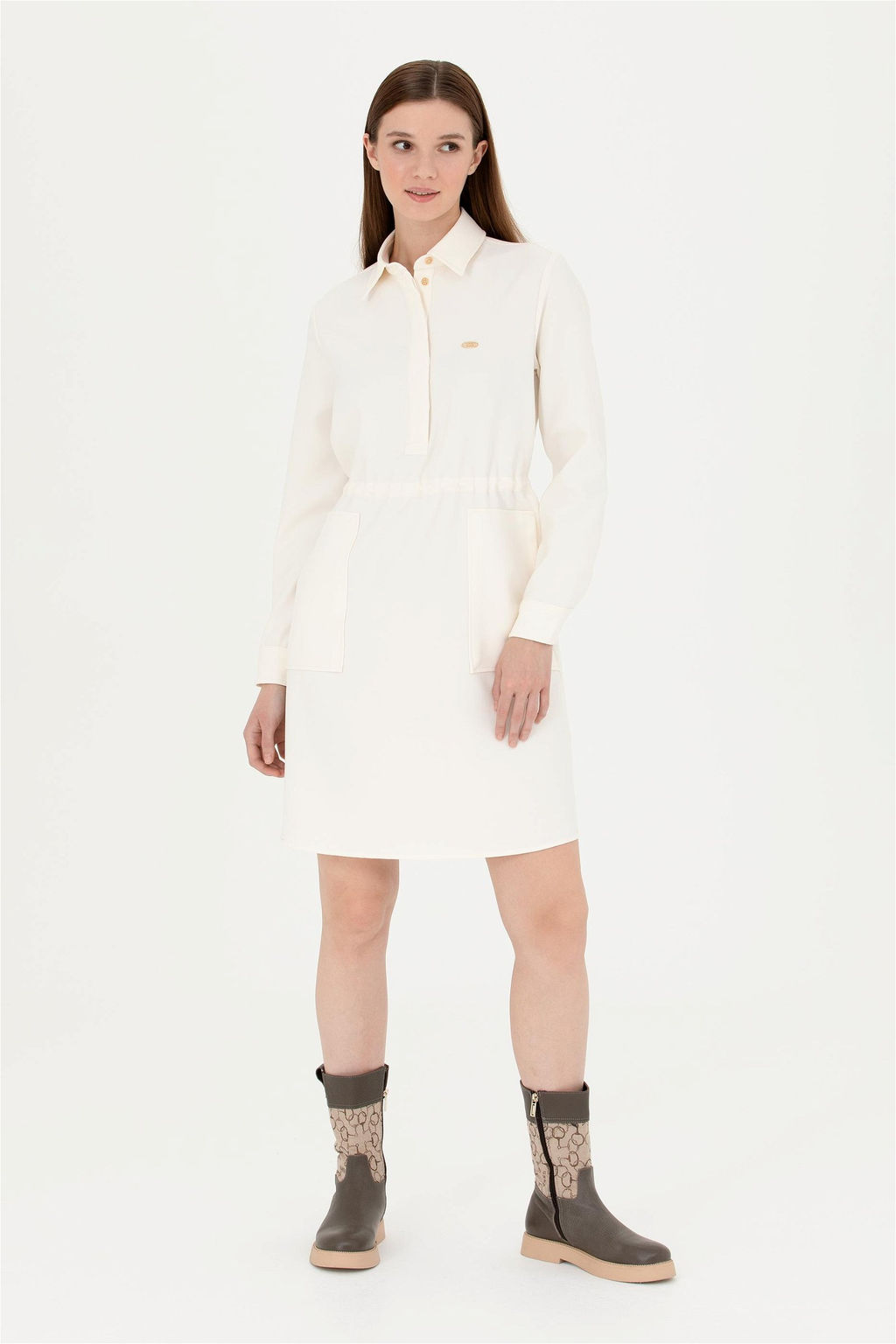 Женское тканое платье с камнями