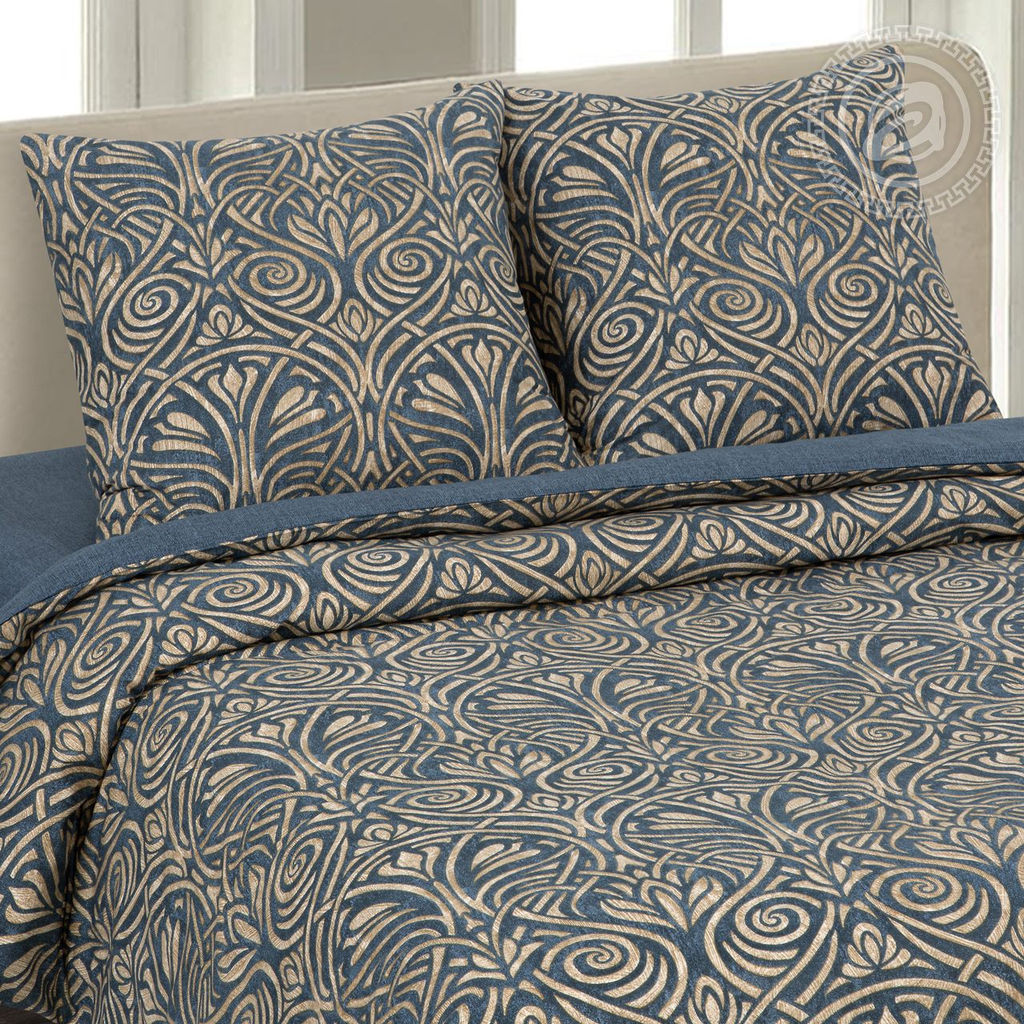 Постельное белье Мадрид с простынью на резинке (поплин DE LUXE) Семейный/Пододеяльник: 2 шт. - 215*145; Простыня на резинке: 1 шт. - 200*180; Наволочка: 2 шт. - 70*70; DE LUXE с простынью на резинке