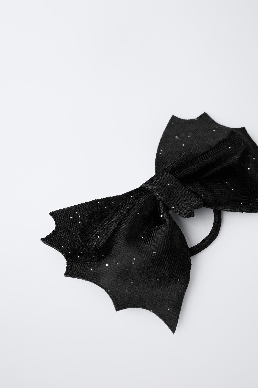 VELVET BATWING SLEEVE HAIR TIE - Zara фото 3