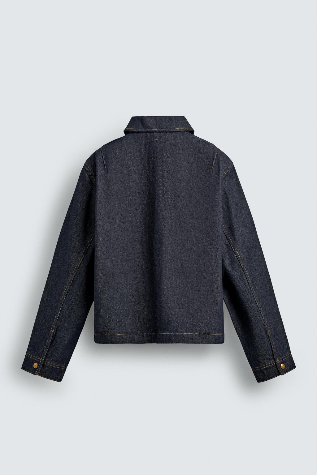 CAZADORA DENIM RELAXED FIT BORDADO / ?ndigo - Zara фото 9