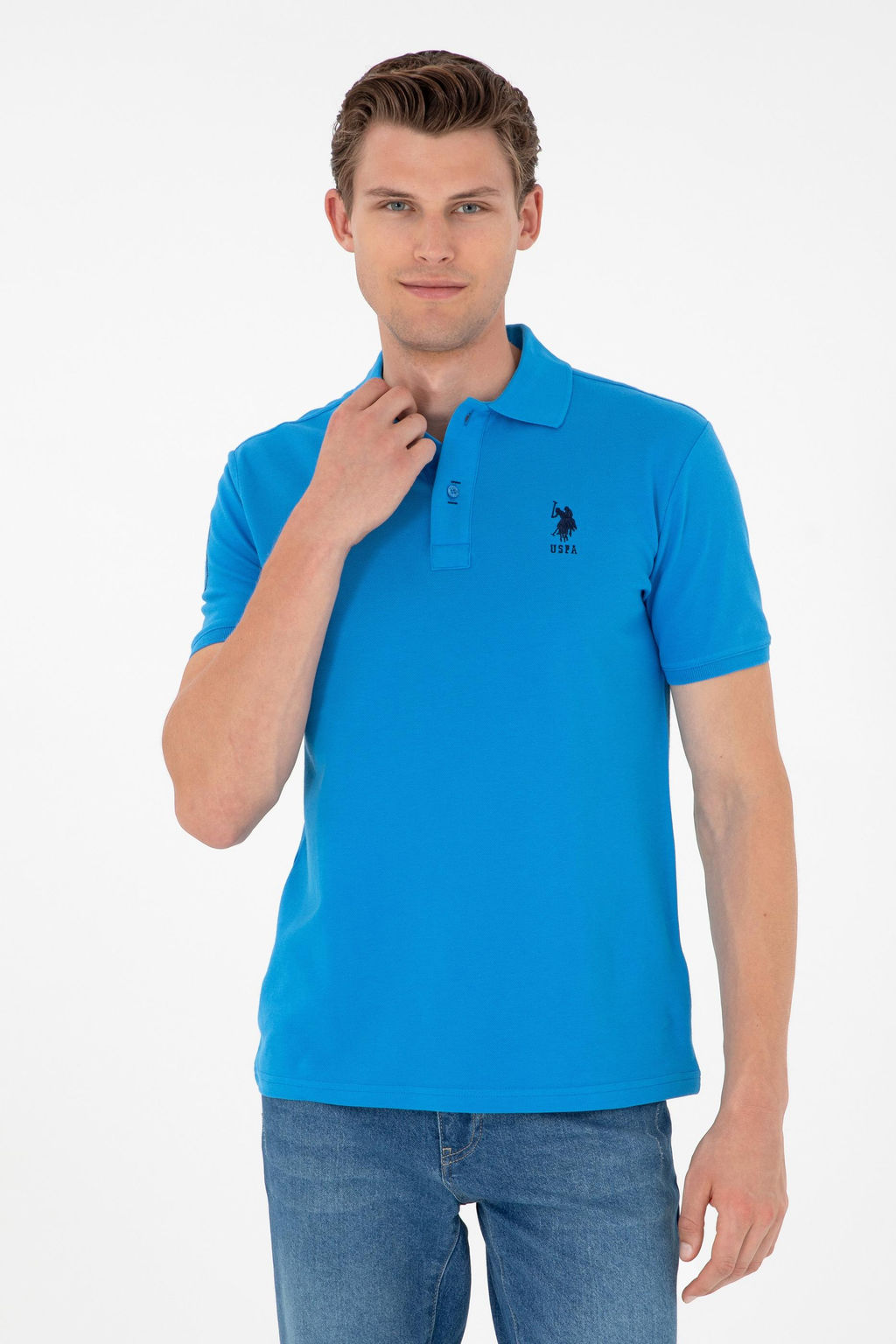 Мужская базовая футболка Saks - U.s. polo assn фото 8