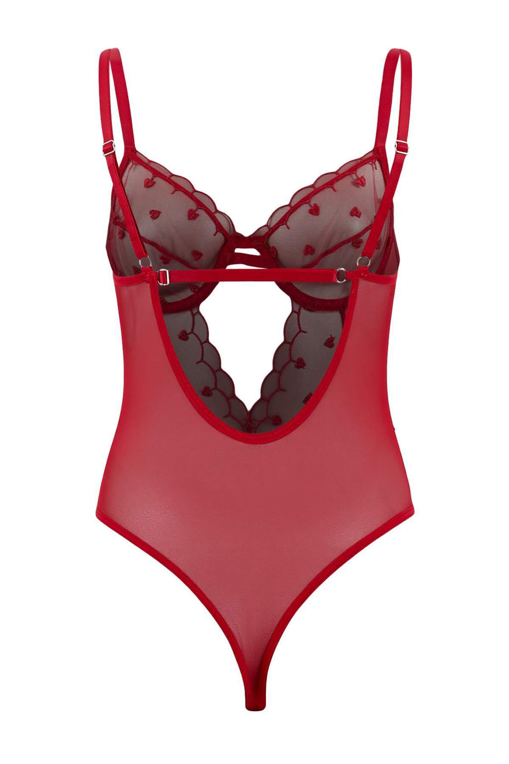 K?rm?z? Tul Kalpli Kaps?z Body THMSS26BD00019 - Trendyolmilla фото 2