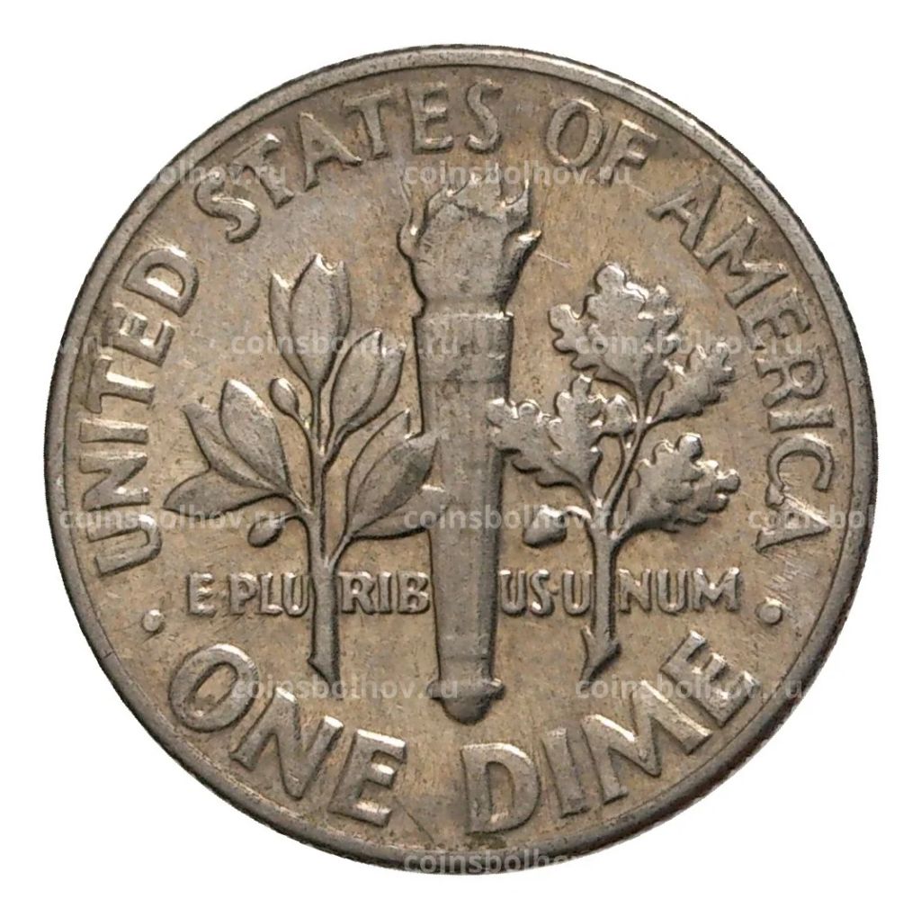 10 центов (1 дайм) 1965 года США