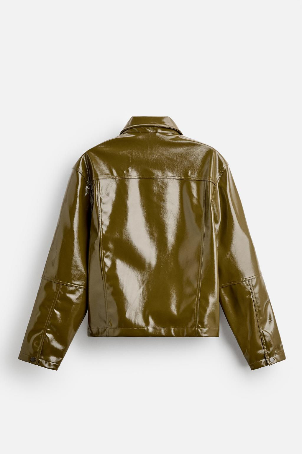 VINYL FINISH JACKET - Zara фото 8