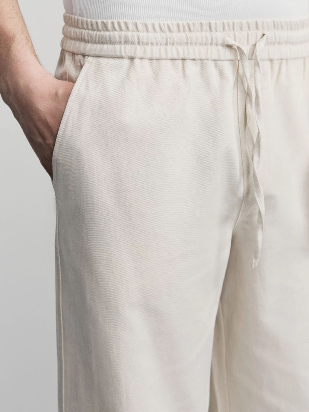 Брюки relax со льном / Zarina  фото 5