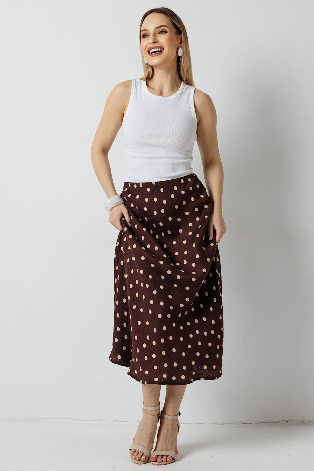 Юбка женская 198/08/Шоколадный