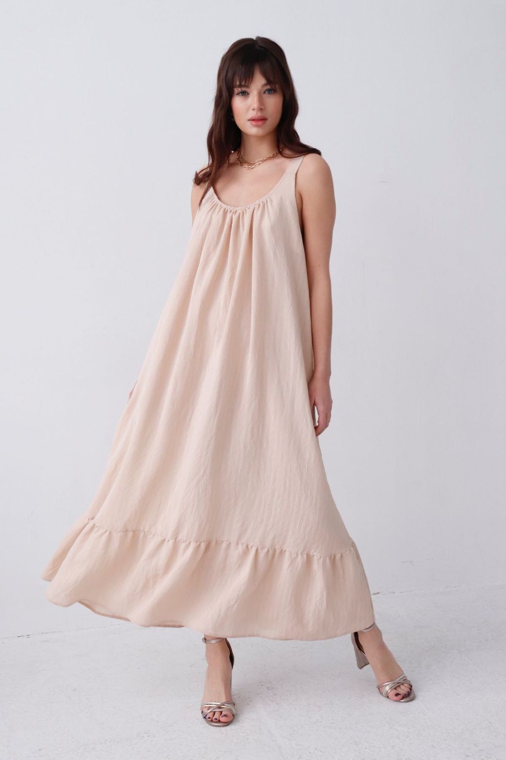 Платье Мальдивы для пляжа и фотосъёмки в цвете экрю - Martichelli фото 10