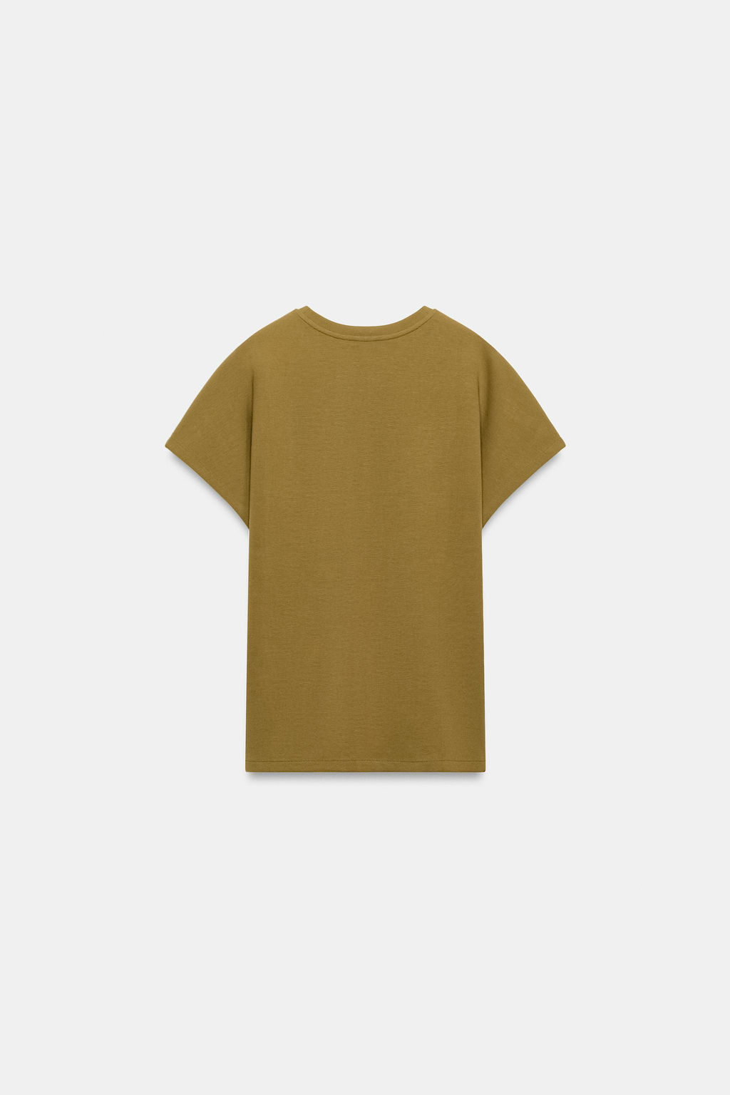 CAMISETA INTERLOCK MANGA JAPONESA / Oliva - Zara фото 8
