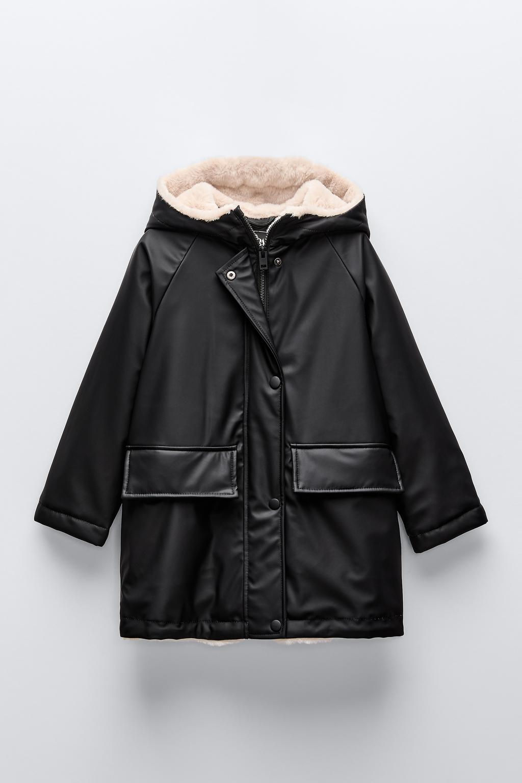 WATER-REPELLENT RUBBERISED JACKET - Zara фото 6