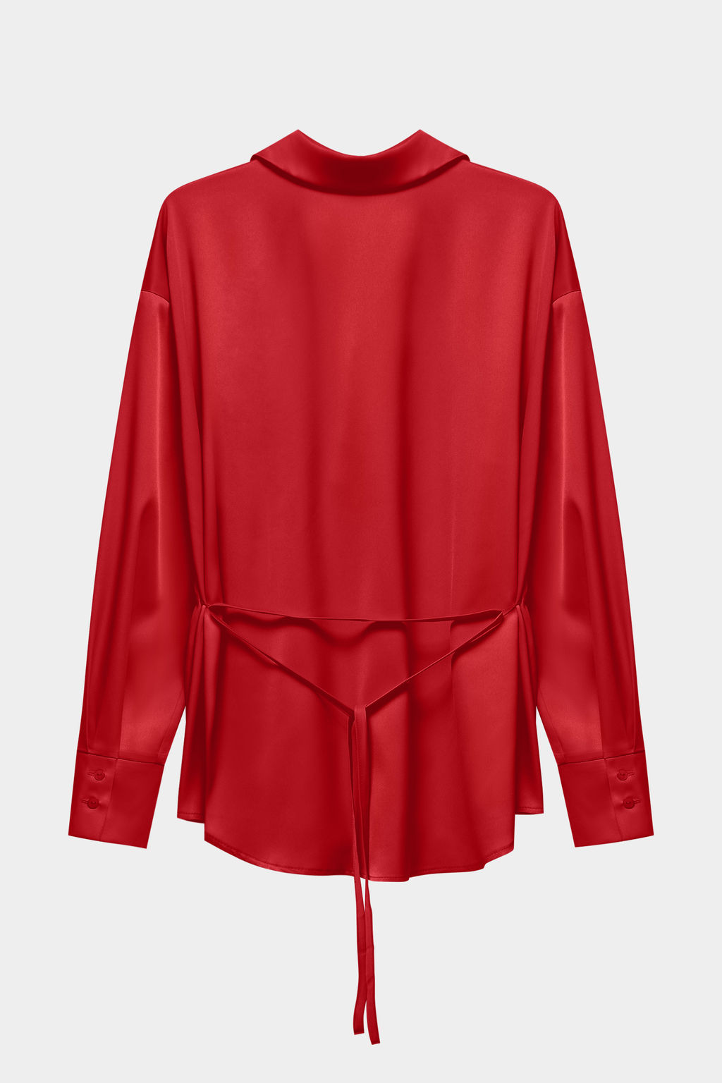 Рубашка из сатина с завязками - Mollis фото 7