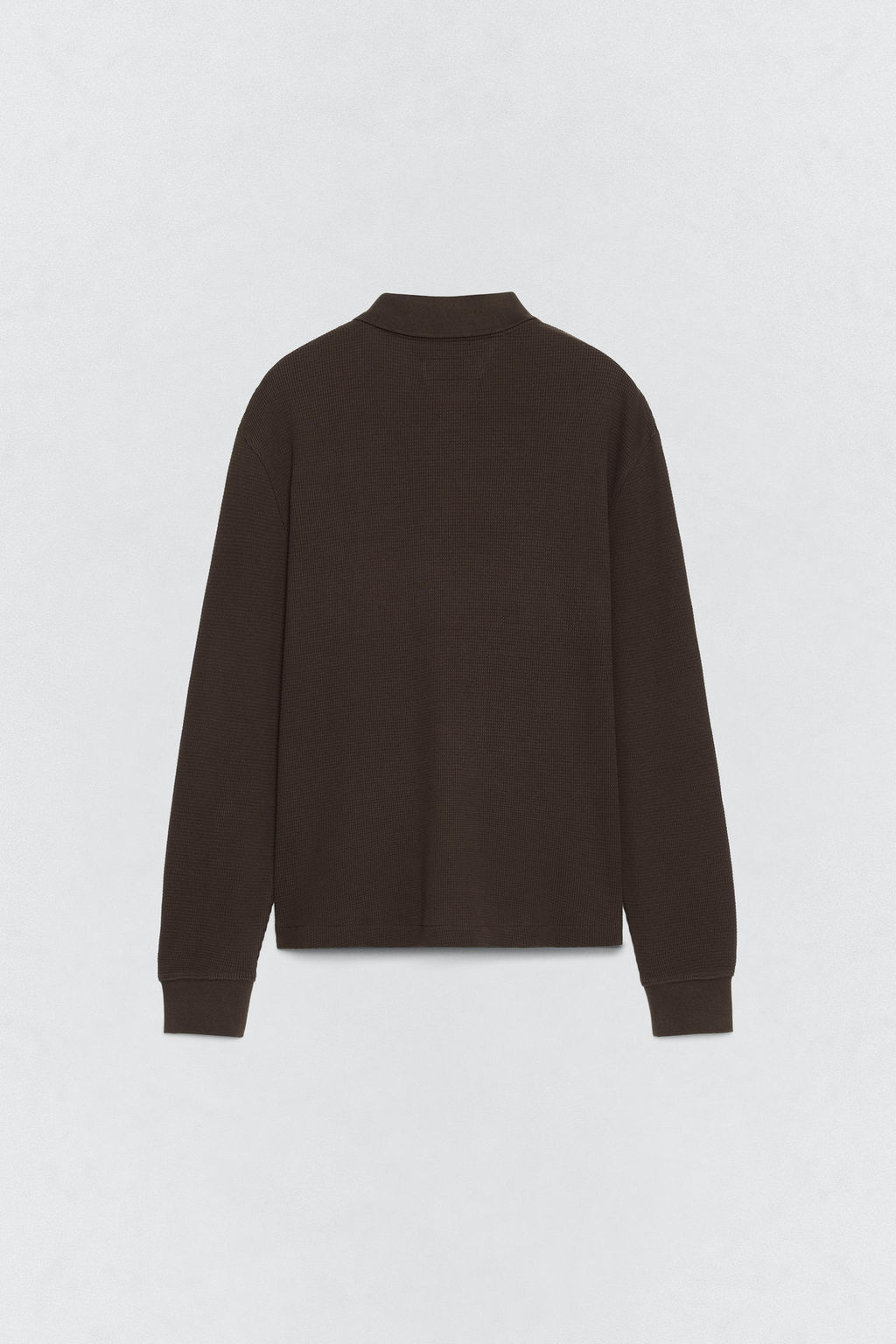 SOSHIOTSUKI x ZARA WAFFLE-KNIT TEXTURED POLO SHIRT  фото 5