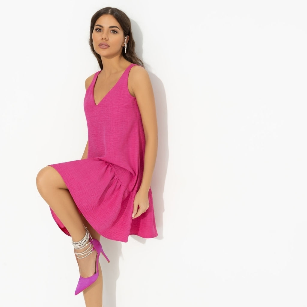 Сарафан свободного силуэта Динамичный стиль (розовый) - Charutti фото 8