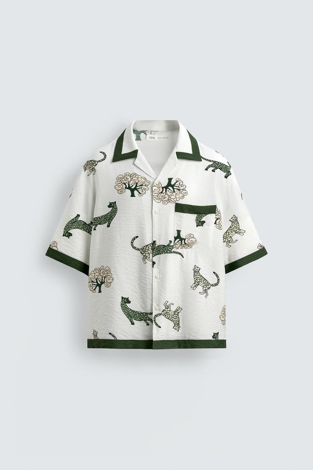 ANIMAL PRINT SHIRT - Zara фото 3