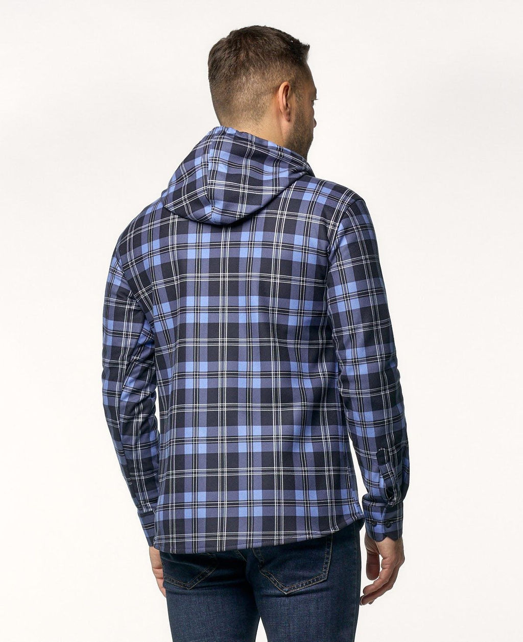 Фланелевая рубашка с флисовым подкладом HOB Z0625/K - Байрон фото 3