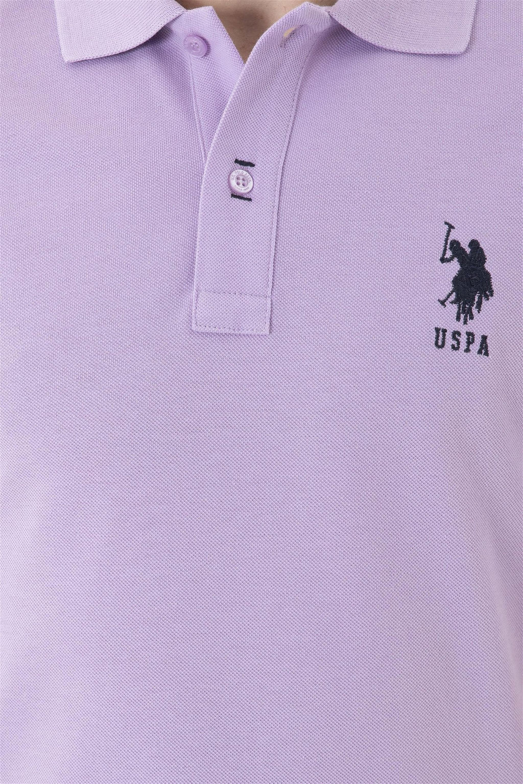 Мужская сиреневая базовая футболка - U.s. polo assn фото 7