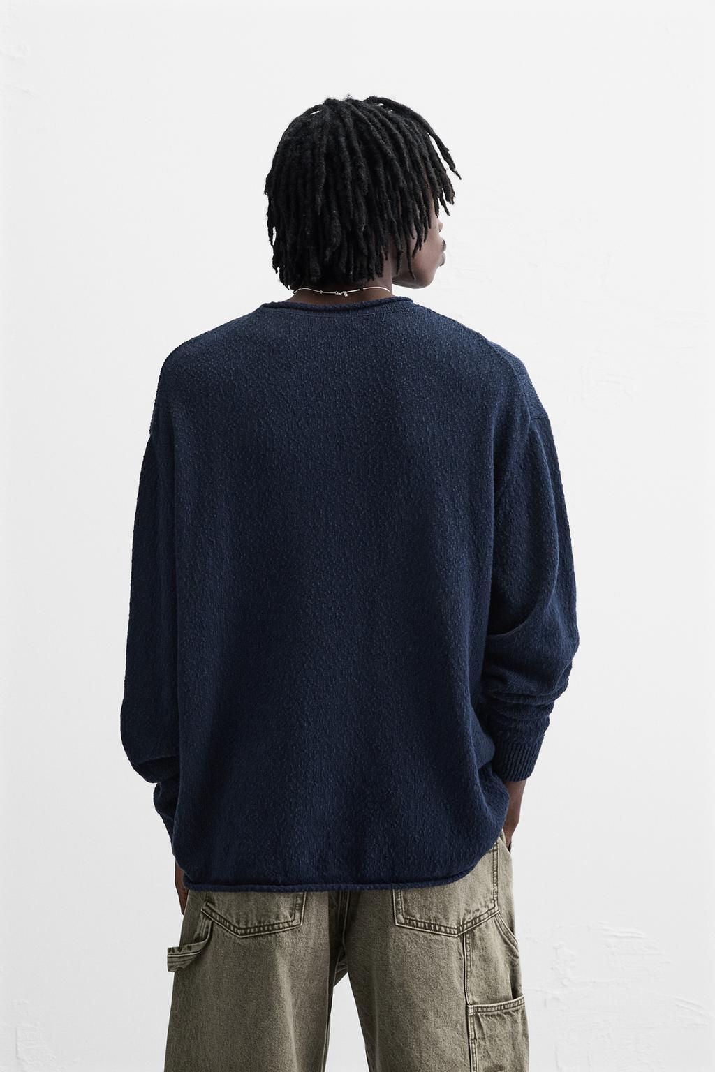 TEXTURED STRUCTURAL SWEATER - Zara фото 3