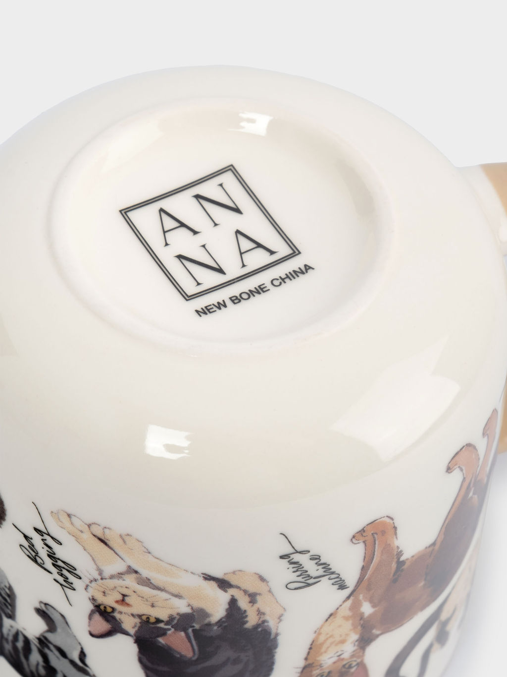 Кружка, 400 мл, фарфор N, бело-бежевая, Коты, Pets - Anna lafarg фото 7