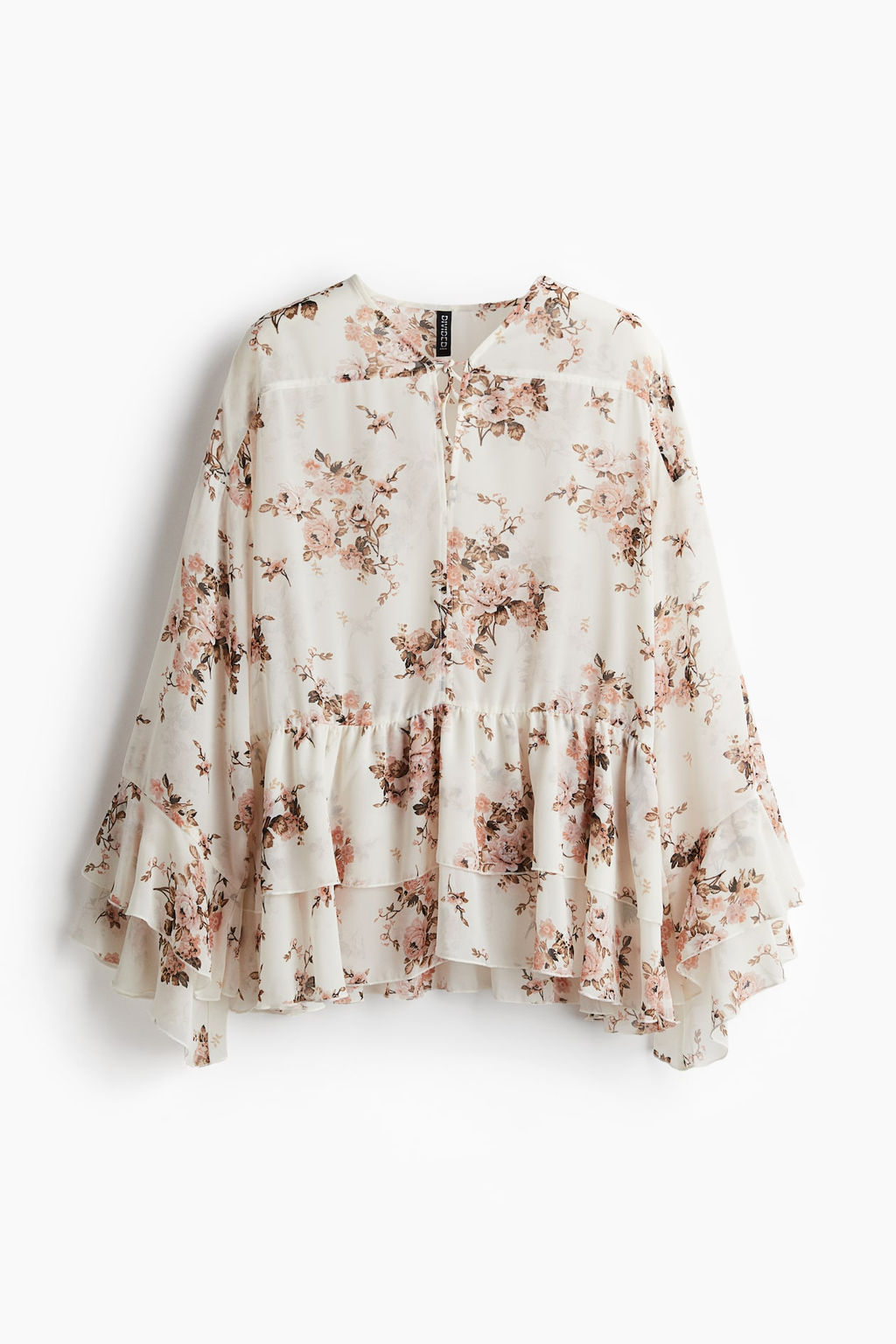 Blusa de gasa con volantes - H&m фото 4