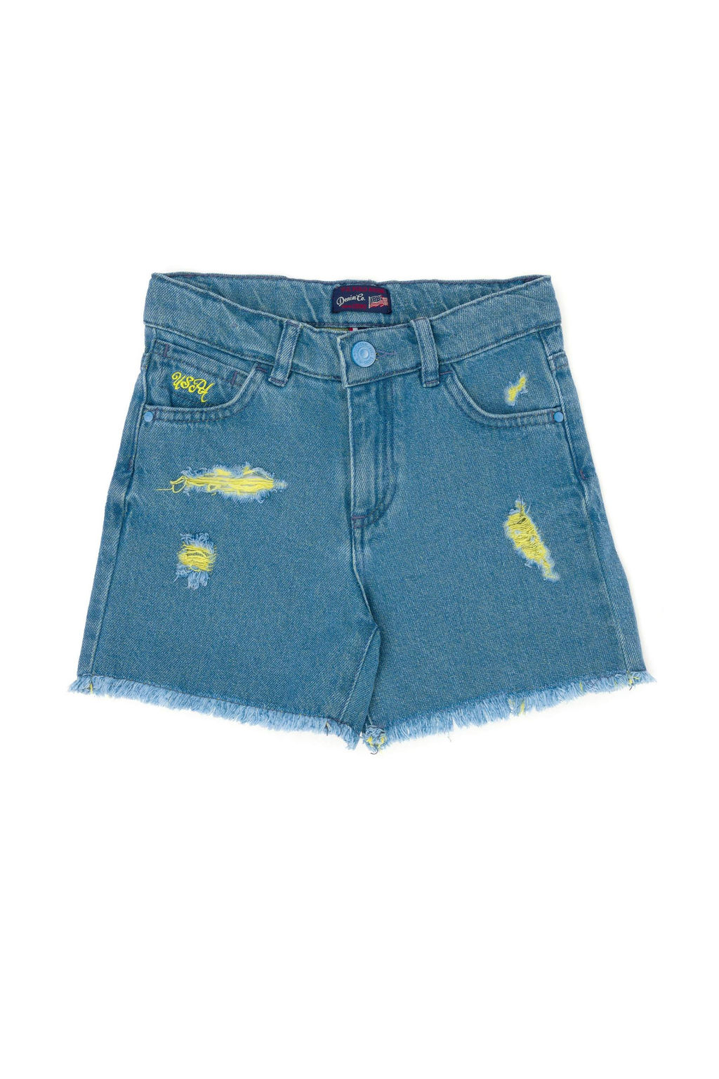 Голубые джинсовые шорты для девочек Неожиданная скидка в корзине