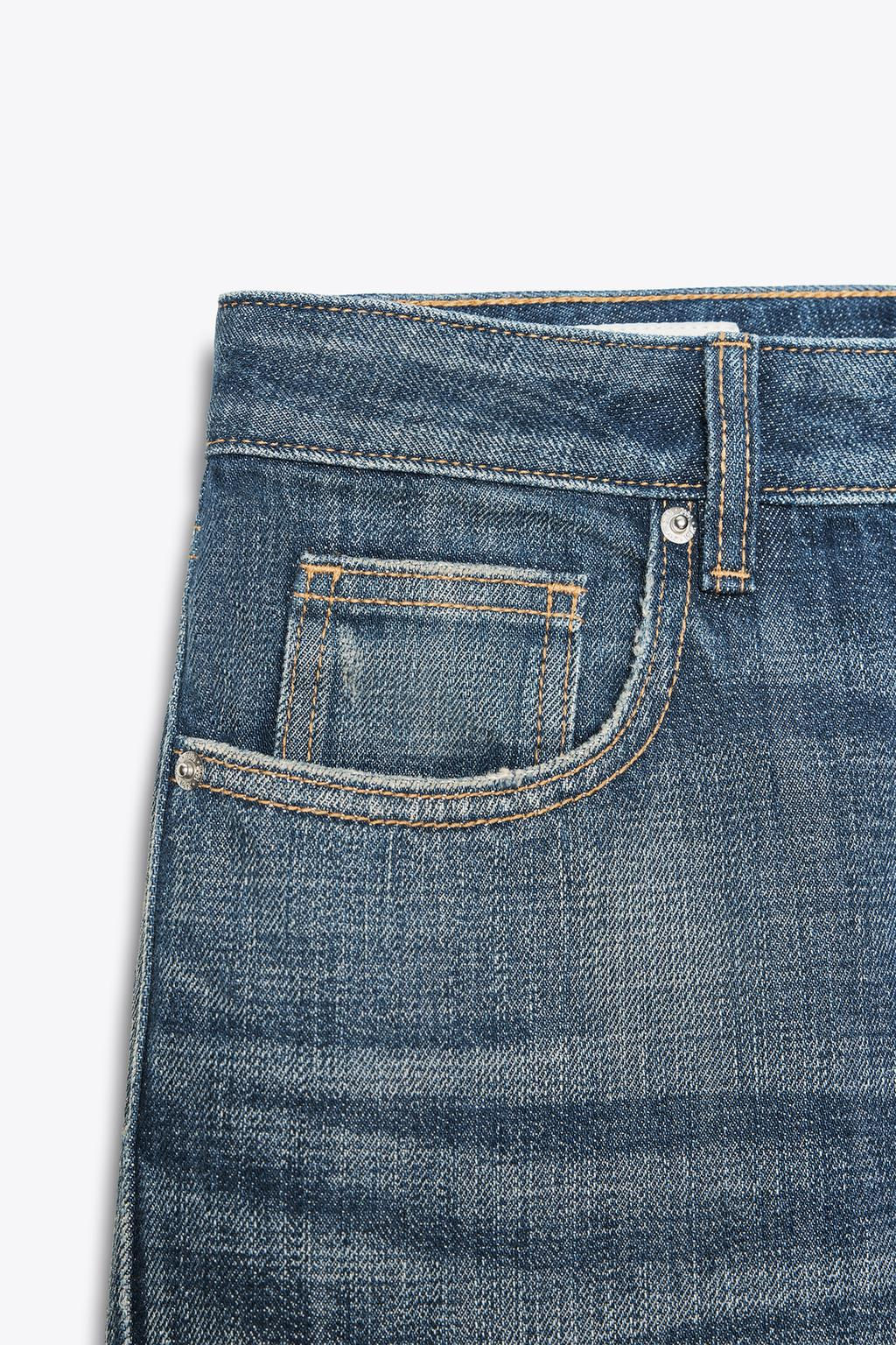 TRF STRAIGHT CROP MID-WAIST JEANS - Zara фото 11