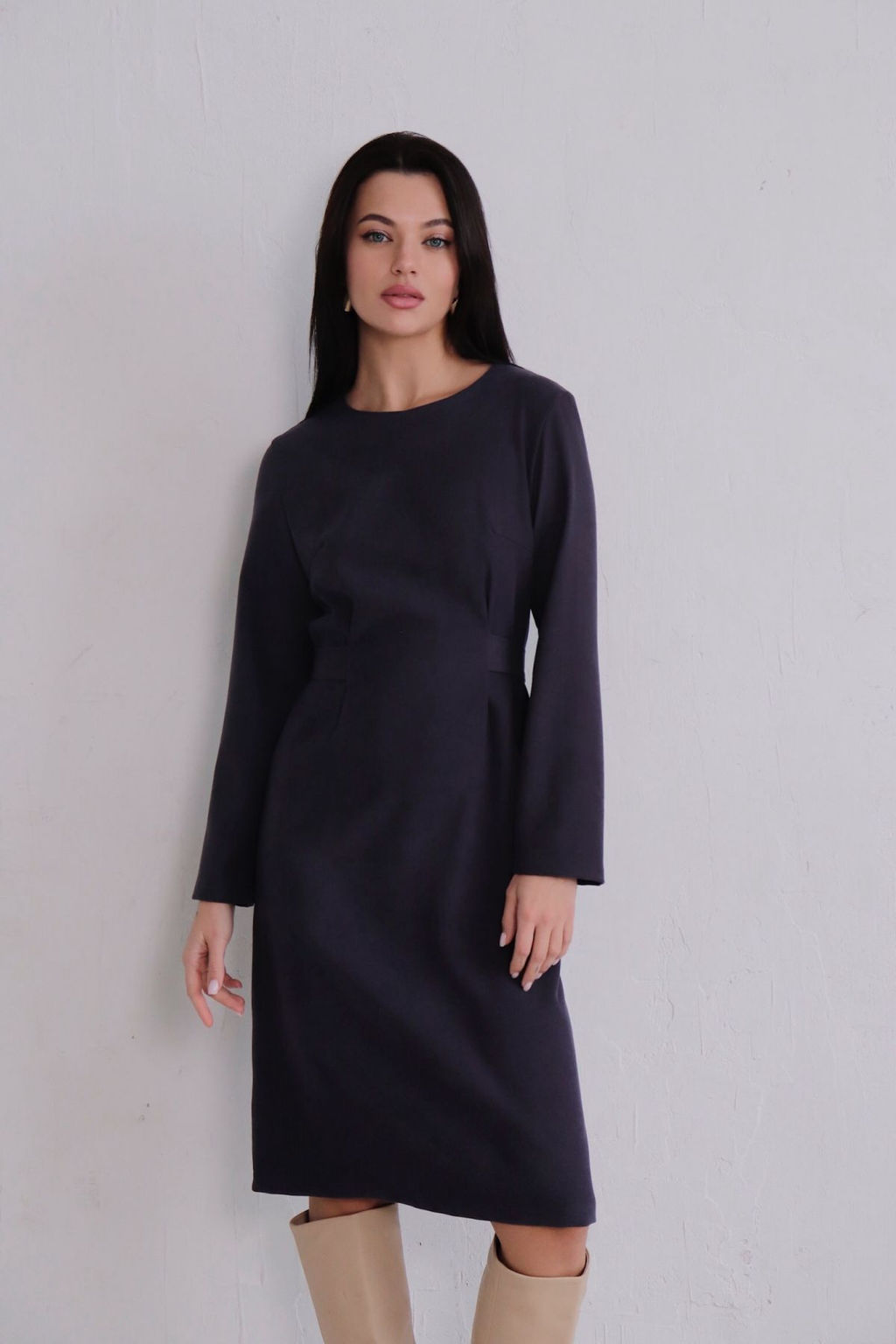 Платье-футляр с акцентом на талию - Martichelli фото 11