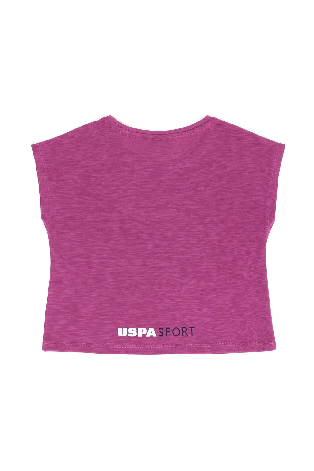 U. S. Polo Assn Фиолетовая футболка с круглым вырезом для девочек - U.s. polo assn фото 5