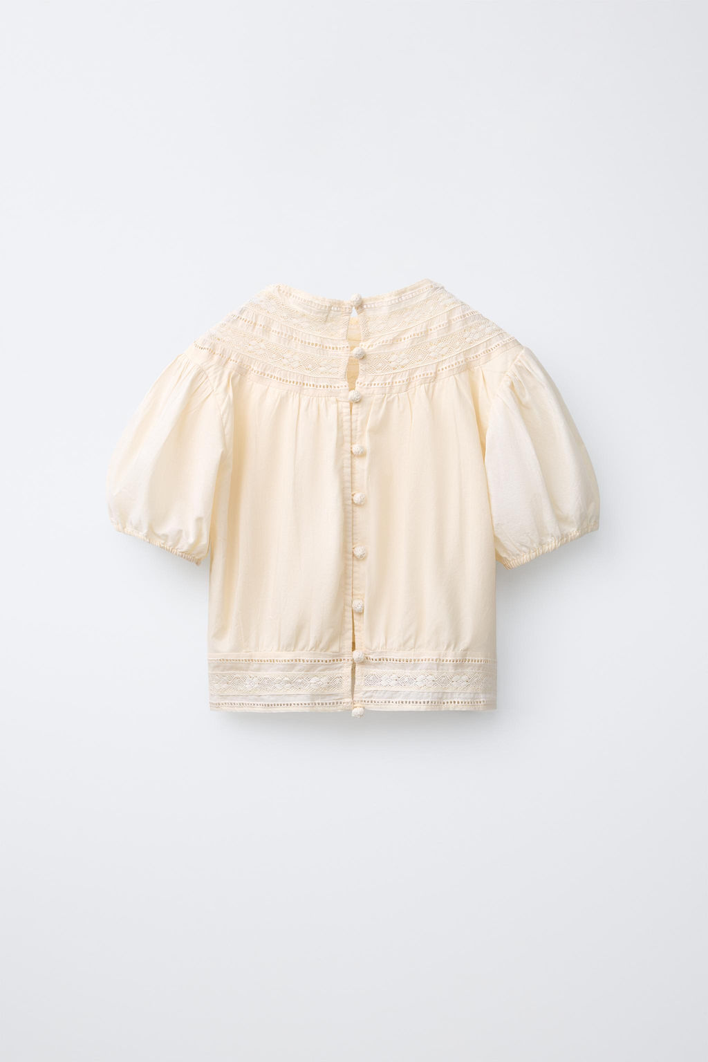 BLUSA BORDADOS / Crudo - Zara фото 2