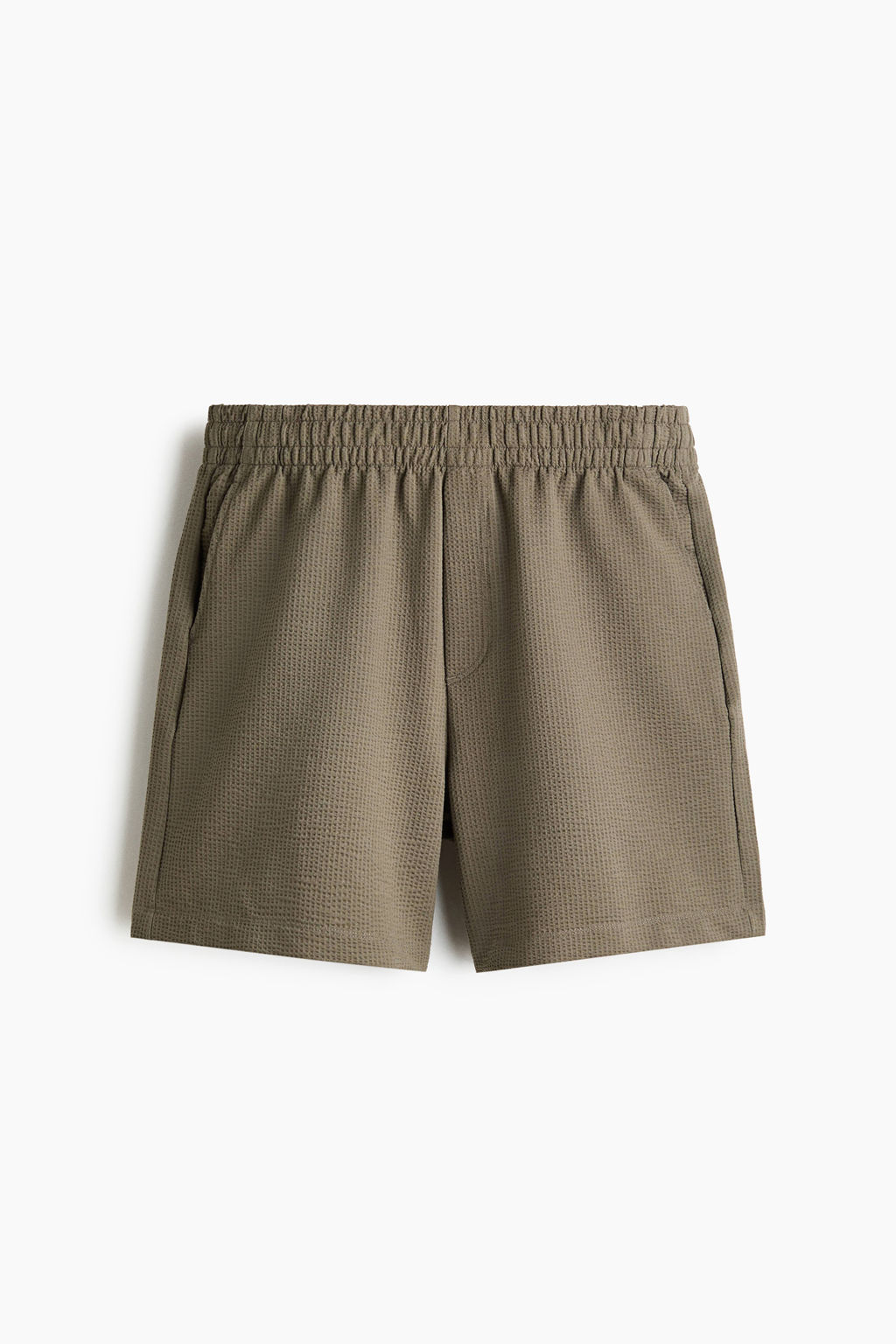 Pantal?n corto gofrado Relaxed Fit - H&m фото 2