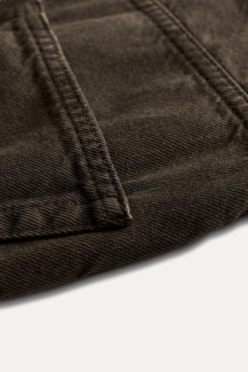 ZW COLLECTION RELAXED SLIM FIT MID-RISE JEANS - Zara фото 10