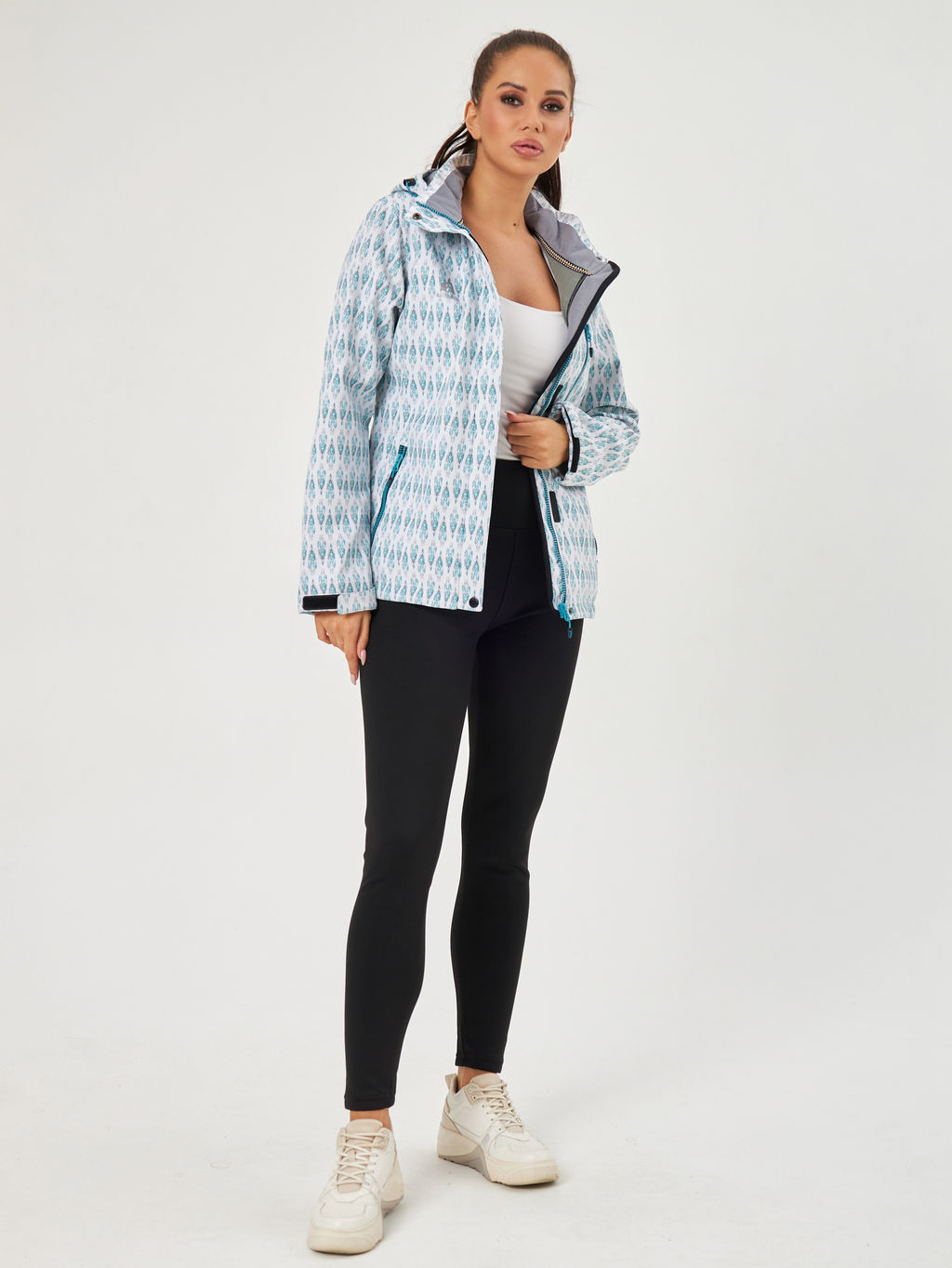 Женская куртка Azimuth 8169_41 Белый  фото 10