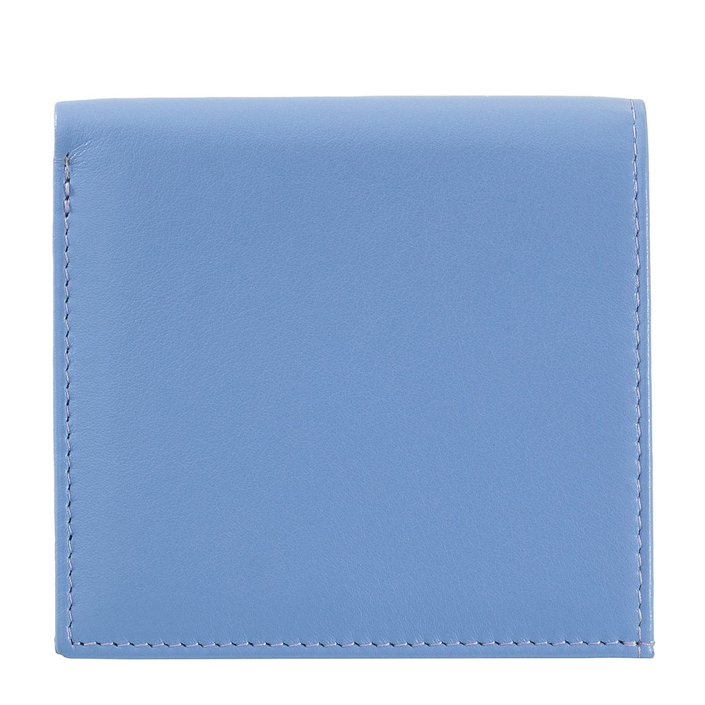 Итальянский кожаный кошелек DuDu серии Flavio | пастельно-голубой - Dudubags фото 5