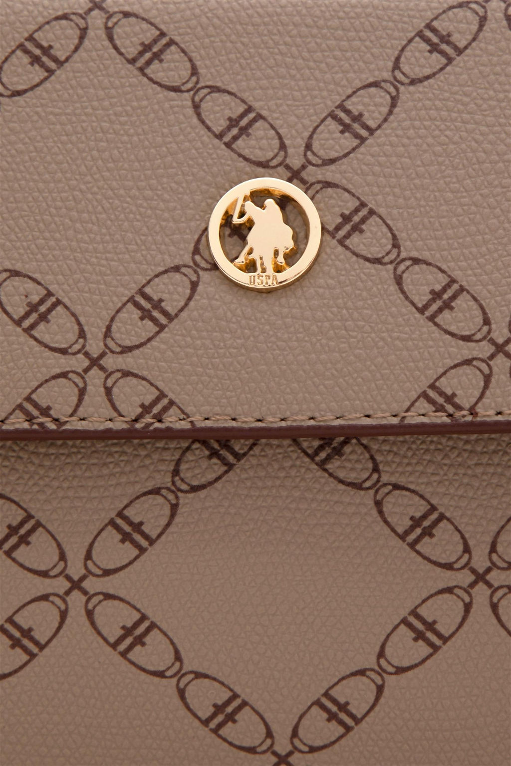 Женская коричневая сумка через плечо - U.s. polo assn фото 7