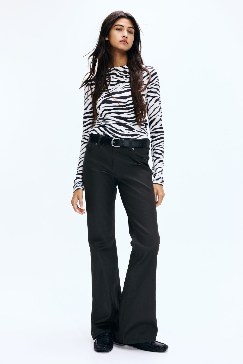 Flared Low Jeans - H&m фото 2
